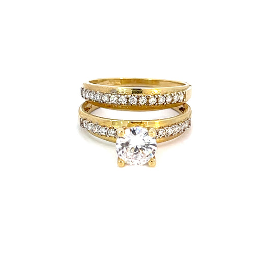 Elegant Weeding Gold Ring